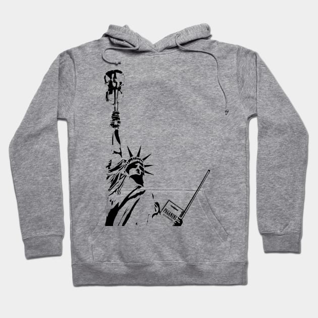 violin liberty Hoodie by vivalarevolucio